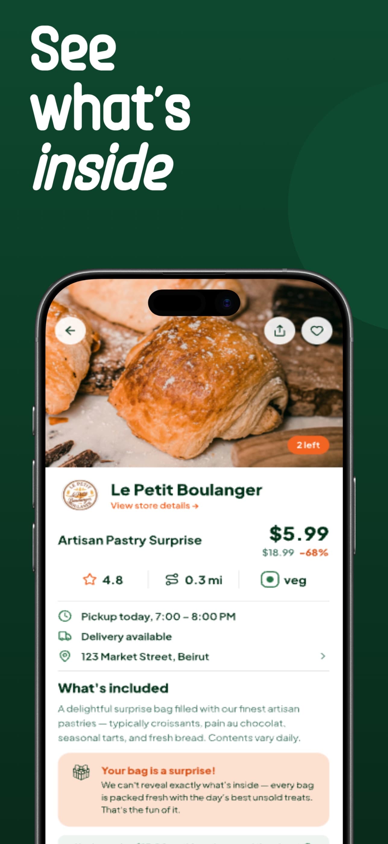 Nextgrab customer app: what’s inside a surprise bag